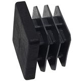 Adsamm INS-R-BL-3030-100 100 x lamellenstop, zwart, 30 x 30 mm