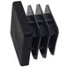 Adsamm INS-R-BL-3030-100 100 x lamellenstop, zwart, 30 x 30 mm