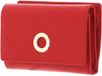 MANDARINA DUCK Mellow Leather Wallet with Flap Diva rood