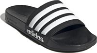 Adidas slippers Adilette tekst - UK 11 (Maat 46) - zwart/wit