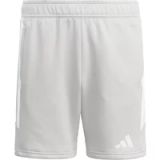adidas uniseks-kind Tiro 26 League Sweat Kids Shorts, team light grey/white, 11-12 Years