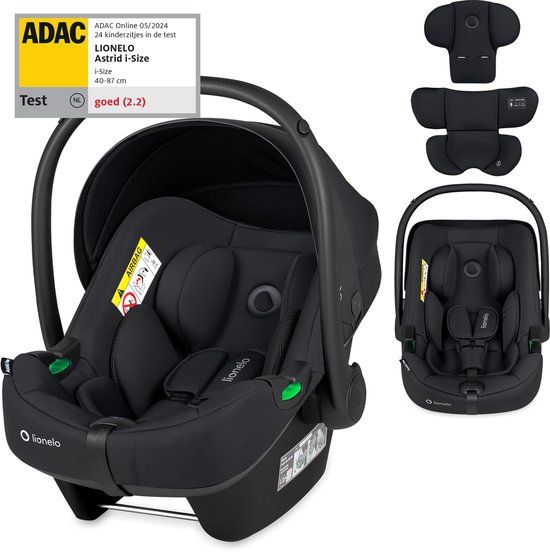 Lionelo Astrid i-Size Autostoel – Zwart
