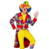 Widmann Kleurenkanon Opa Jan Clown Slipjas Man Blauw M