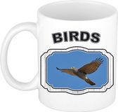 Bellatio Decorations Shoppartners Bv Dierenliefhebber Vliegende Havik Roofvogel Mok 300 ml - Keramiek - Cadeau Beker / Mok Vogels Liefhebber