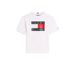 Tommy Hilfiger T-shirt wit Jongens Katoen Ronde hals Logo - maat 110