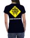 Bellatio Decorations Shoppartners Bv Houd 1,5 meter afstand - bedankt voor uw begrip shirt voor werknemers/ medewerkers zwart voor dames - Persoonlijke bescherming XS