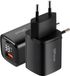 DrPhone HALO15 - 33W Safe LED - Smartphone en Tablet Oplader met Voltage Meter - Zwart