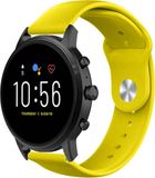 Strap-it Fossil Gen 5 sport band - geel