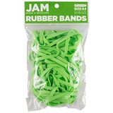 JAM PAPER Duurzame elastiekjes - maat 64 - groene multifunctionele elastiekjes - 100/pak