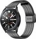 By Qubix - Stalen bandje - Zwart - Geschikt voor Garmin Vivoactive 6 / 5 / 3 - Smartwatch bandje 20mm