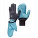 MEGA SPORT SA Gants coupe-vent à capuche - Taille M - Gris - Polyester - Unisexe