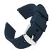 Archer Watch Straps - Vervangende Quick Release Horlogebanden van Zacht Siliconen Rubber voor Dames en Heren (Donkerblauw, 24mm)