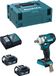 MAKITA Schlagschroevendraaier DTW300RTJ (2 x 5,0 Ah accu's + oplader DC18RC + transportkoffer MAKPAC 2)