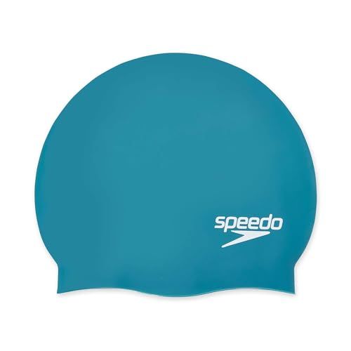 Speedo Unisex Adult Swim Cap Silicone Elastomer, Ocean Depths