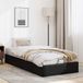 Prolenta Maison Exclusive - Cadre De Lit Ottoman Sans Matelas Noir 90x190 Cm Similicuir