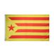 AZ FLAG Vlag Catalonië Estelada Vermella 90x60 cm Polyester 100D