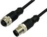 BKL Electronic 2702038 Sensor/actuator verlengkabel M12 Aantal polen (sensoren): 4 Stekker (recht) op koppeling (recht)