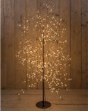 Anna's Collection Boom 1000led flash classic warm ip44 trafo hoogte 150 cm zwart