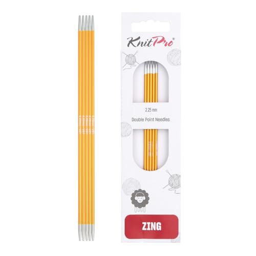 KnitPro Zing sokkennaalden 15cm 2.00 - 8.00 mm