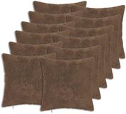 vidaXL - Kussensloop - 12 stuks - Lichtbruin - 45 x 45 cm