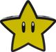 Paladone Super Star Light with Sound BDP | Nacht-verlichting | 12cm | Kunststof | Zwart/Geel