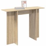 vidaXL Wandtafel Sonoma Eiken 100 x 30 x 75 cm Bewerkt hout