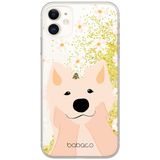 ERT GROUP mobiel telefoonhoesje voor Apple Iphone 11 Babaco patroon Dogs 010 met glitter overloopeffect