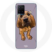 Maniacase Etui voor Vivo Y21s 2021 / Y21 2021 Beagle Cartoon Hondenrace