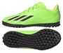 ADIDAS Kinder-Fußballschuh für Kunstrasen, X Speedportal.4 SGREEN/CBLACK/SYELLO, Größe 5,5