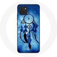 Maniacase Hoesje voor Samsung Galaxy A03 Dreamcatcher Blue