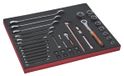 Bahco Foaminlay Fit&Go 3/3 met doppen en toebehoren 1/4" en 1/2" en sleutels - 38-delig - FF1A5004
