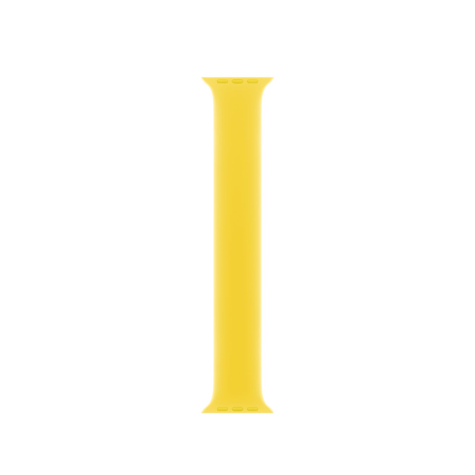 Apple Siliconen solobandje voor de Apple Watch | 38/40/41/42 mm - Maat 5 - Canary Yellow
