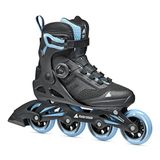 Rollerblade Macroblade 84 BOA W inlineskates voor dames, zwart/poederblauw, maat 40,5/41