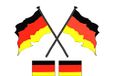 All Ride sticker vlag Duitsland