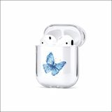 AirPods Apple AirPods 3pro Hoofdtelefoon Beschermhoes met Lichtblauwe Vlinder