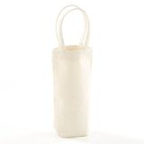 Westford Mill Fairtrade Cotton Bottle Bag WM620 - Natural - 8 x 27 x 8 cm