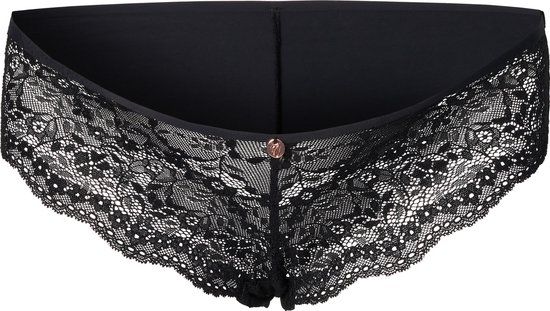 Noppies Onderbroek Brazilian Lace Zwangerschap - Zwart - Maat XL