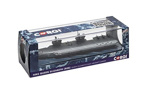 Corgi HMS Queen Elizabeth (R08) - Queen Elizabeth-klasse vliegdekschip - Modern Era Grey CC75000