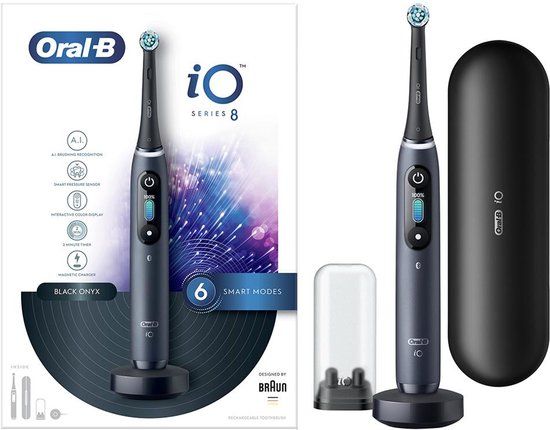 Oral-B iO Series 8 Elektrische Tandenborstel - Zwart