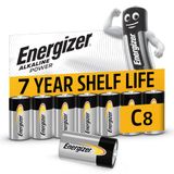 Energizer Alkaline Power C Batterijen (8 Stuks)