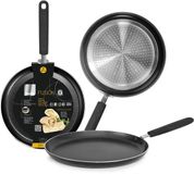 Ibili Fusion Crêpepan 22 cm Aluminium Noir/Argent