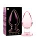 NEBULA IBIZA NEBULA SERIES BY IBIZA - MODEL 3 ANAL PLUG BOROSILICATE GLASS 11 X 5 CM PINK