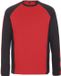 Mascot T-shirt Unique, met lange mouwen 50568-959 - Rood/Zwart - 3XL