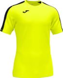 Joma Academy III Shirt Korte Mouw Dames - Fluogeel / Zwart | Maat: XXL