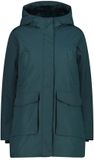 CMP Parka met capuchon voor dames, trek green, maat L, polyester, waterafstotend, gevoerd, Herfst/Winter 2025