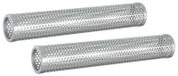 Syfax vidaxl Rookbuis 2 st Ø 5 x 30 cm Roestvrij staal 304 zilver