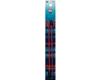 Prym Breinaalden met knop voor kinderen, Kunststof, Rood, 17 cm