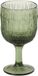 J-Line Wijnglas - glas - groen - set van 6