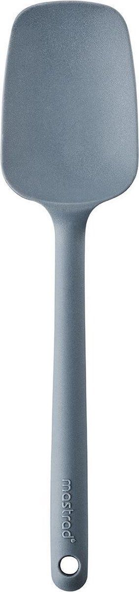 Mastrad F10414 Spatel voor het mengen en bakken, van siliconen, krasbestendig, grijs