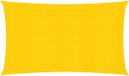vidaXL Zonnezeil 160 g/m² 3x6 m HDPE Geel